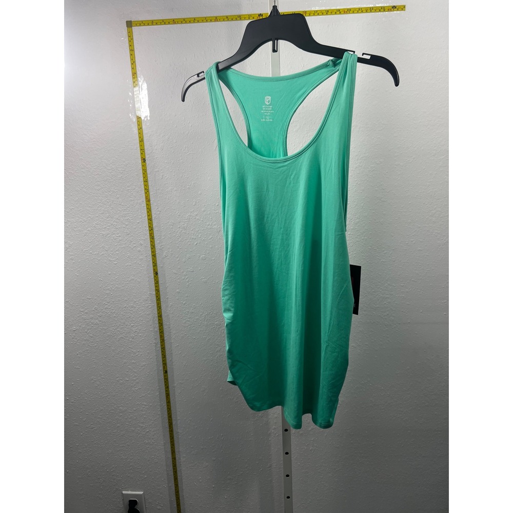 Born Primitive Maternity Racerback Tank Top Mint Green Ruched‎ Side Size XL NWT